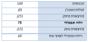 2 היוון תזרים מזומנים (DCF) - לאחר הוצאות פחת