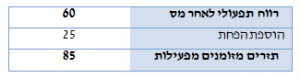 3 היוון תזרים מזומנים (DCF) - לאחר הוספת הפחת